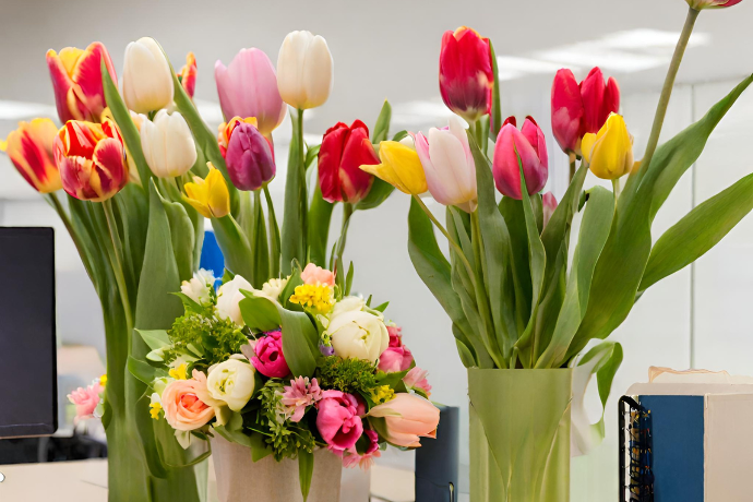 Flores por el día de la secretaria Flores por el día de la secretaria